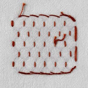 Nid d’abeilleStitchBroderie dos dos