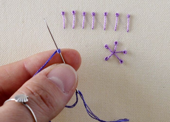 Pistil stitch Step2