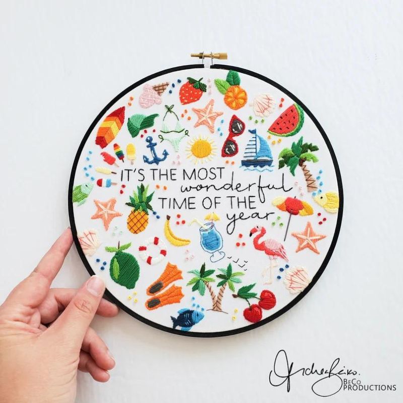 It's The Most Wonderful Time Of The Year - Sommerausgabe - Stickanleitung & Guide Von Be Co Productions
