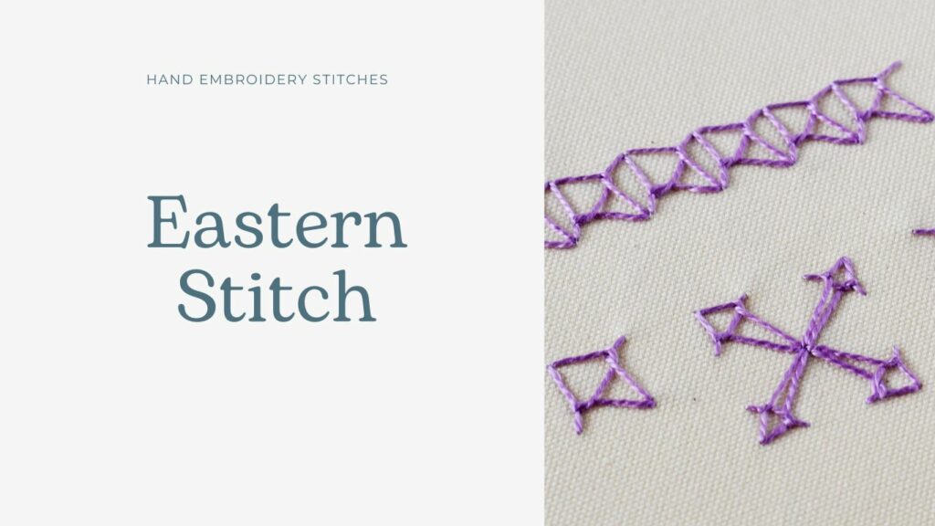 Östliche Stich-Stickerei