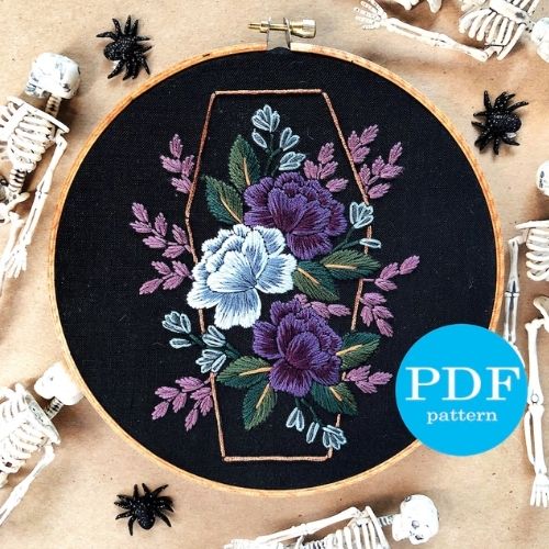 Rosa gotica - di floralsandfloss su Etsy