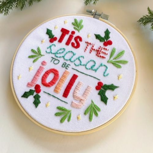 Tis the Season, Stickanleitung für Anfänger auf Etsy  