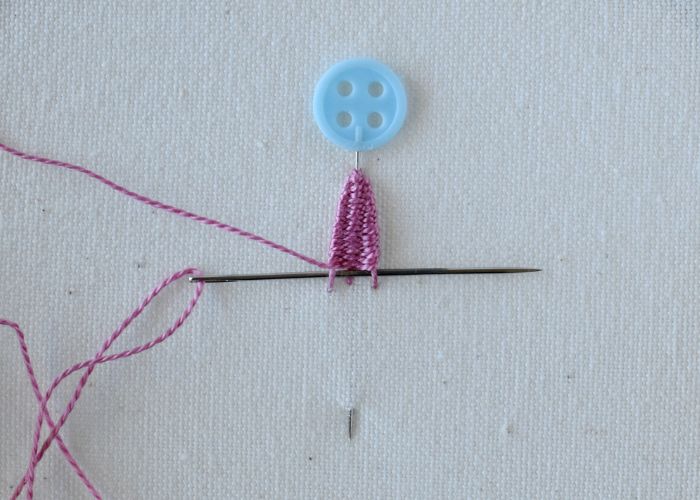 Detached Woven Picot Stitch Step 8